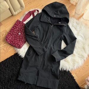 Lululemon Black Hooded Parka
